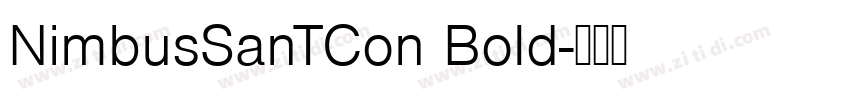 NimbusSanTCon Bold字体转换